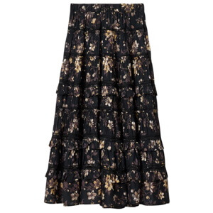 AllSaints Talia Printed Midi Skirt